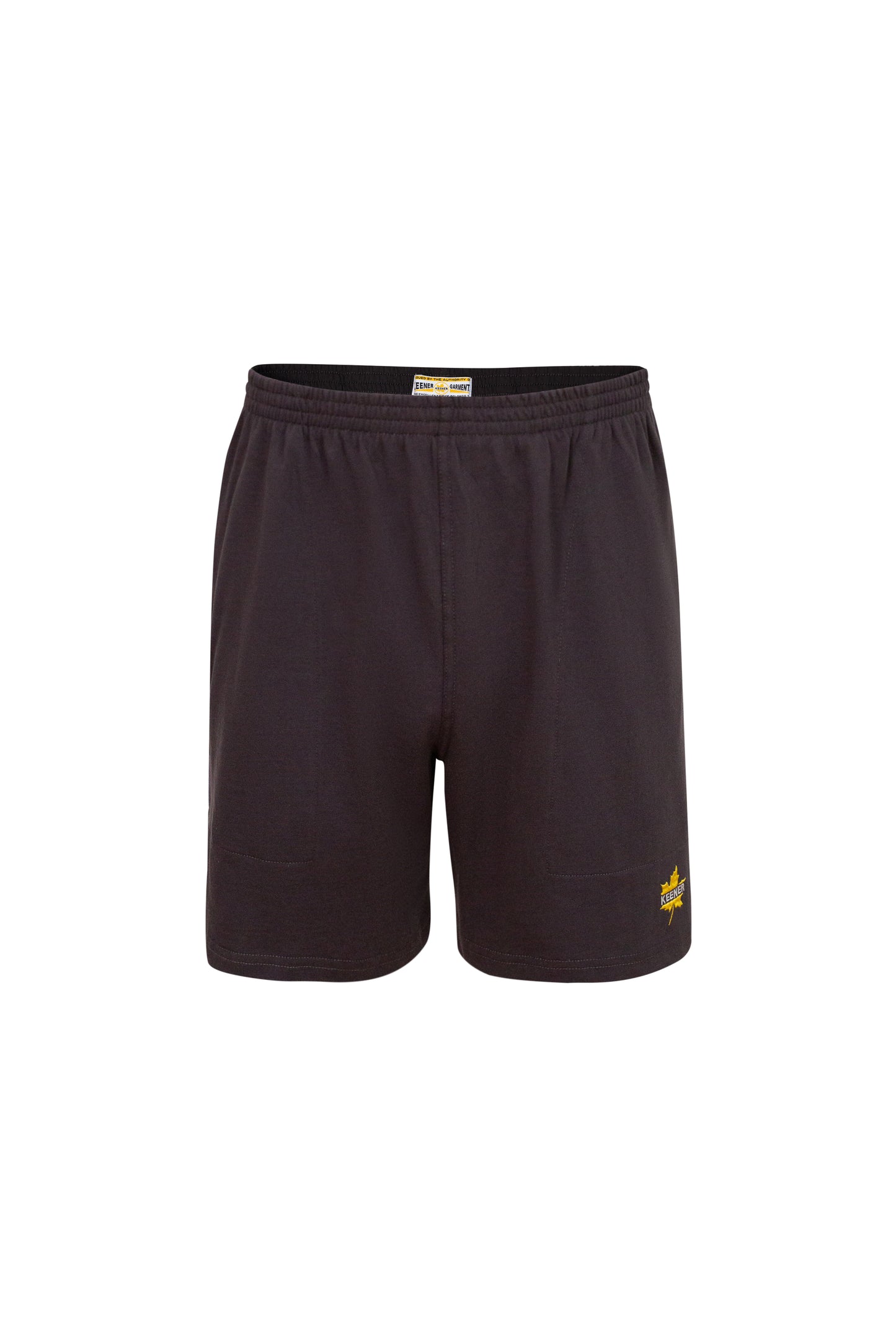mens short-faded black-front
