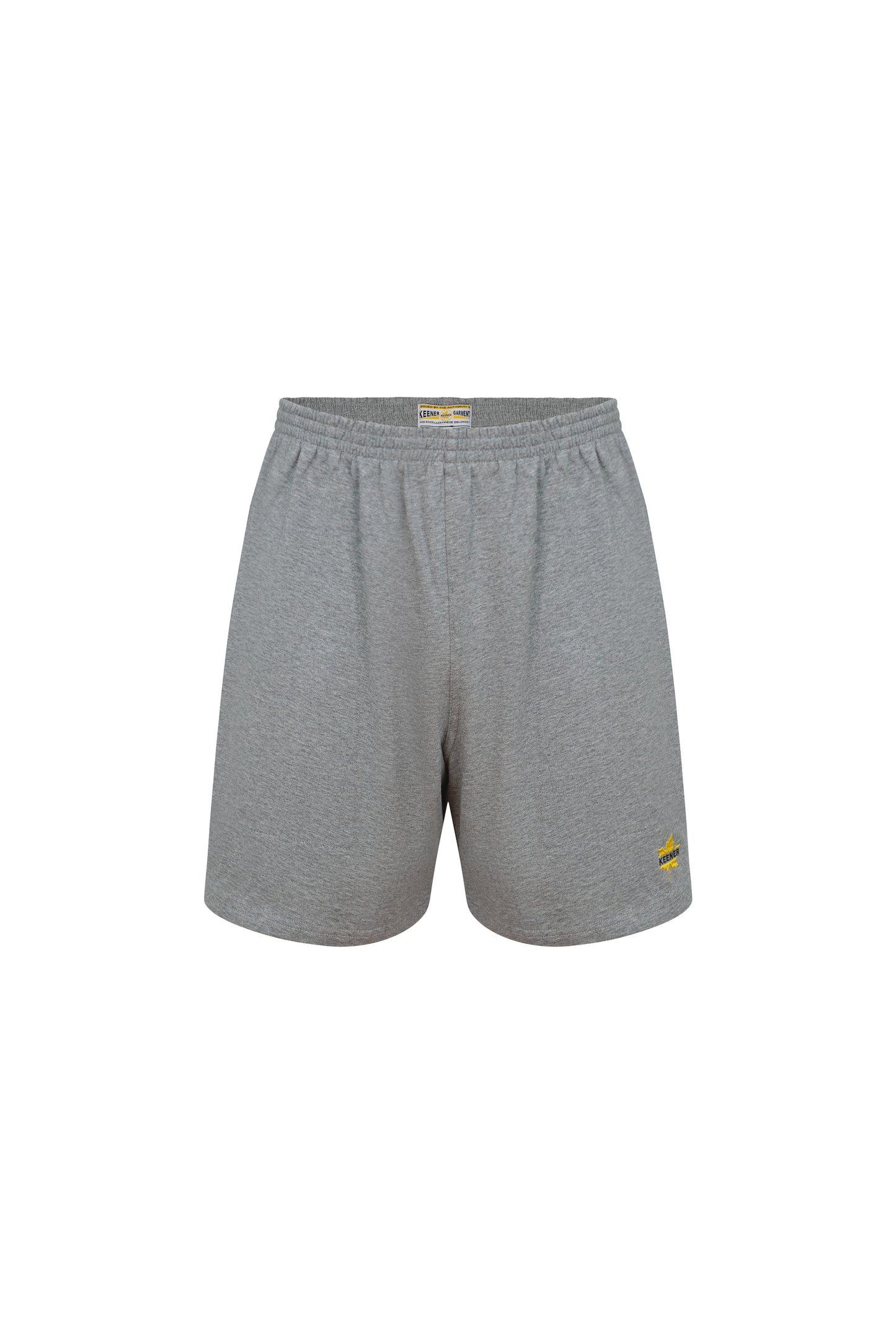 mens short-grey heather-front