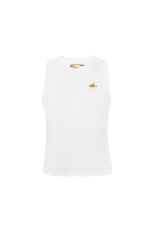 Ladies Tank-Classic White - Front