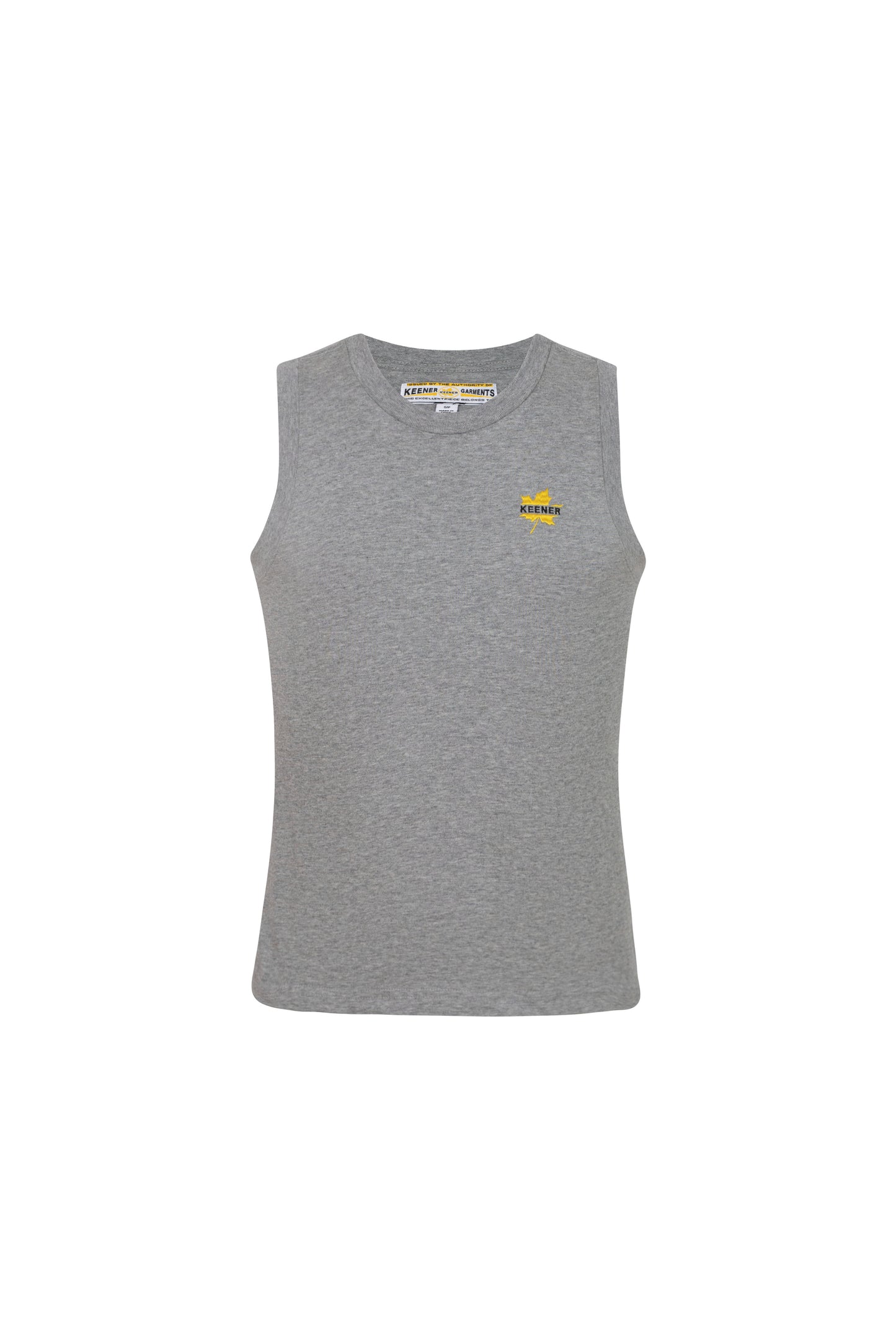Ladies Tank- grey heather - Front