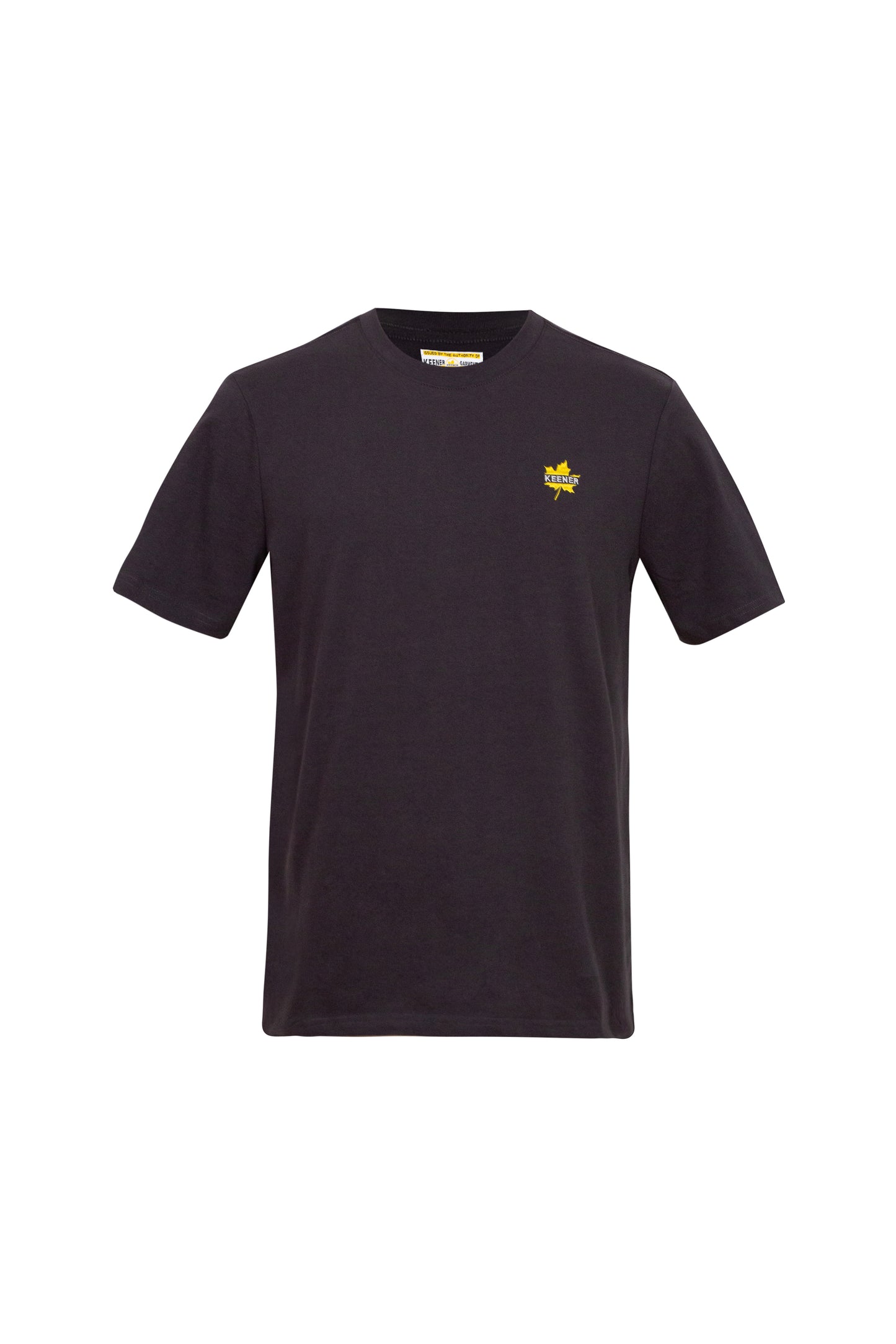 Logo t - faded black - front