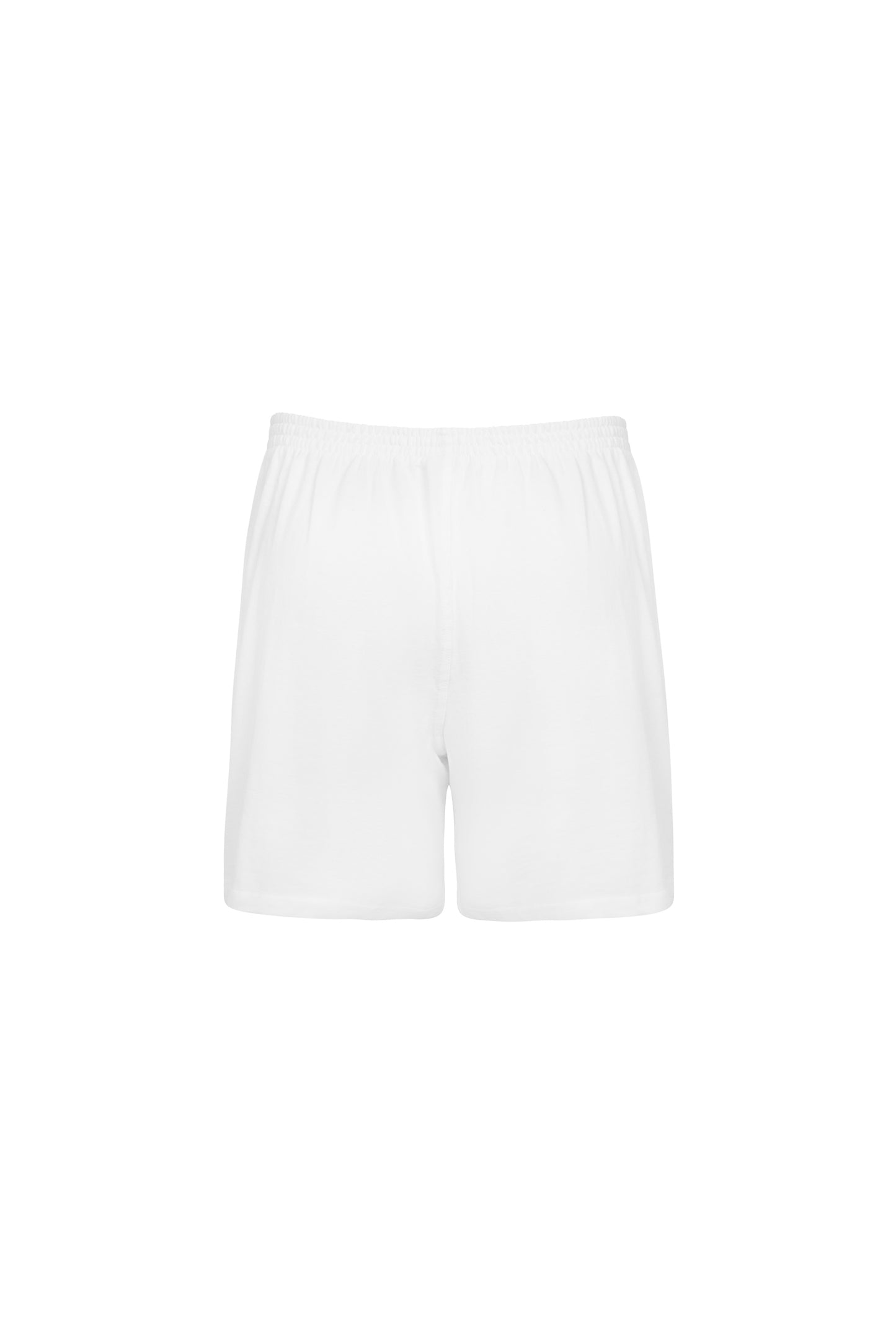 Ladies Club Short- classic white- back
